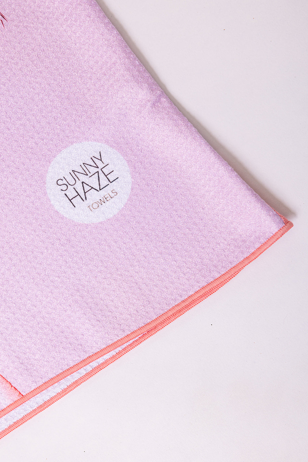 Pink Palm Hooded Towel